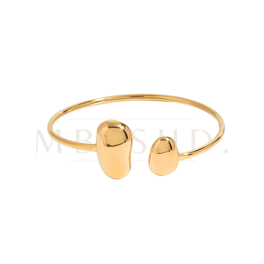Bold Edge Open Bangle