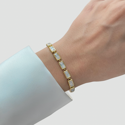 Rectangle Tennis Bracelet