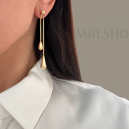 Teardrops Long Earrings