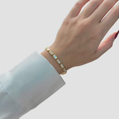 Rectangle Tennis Bracelet