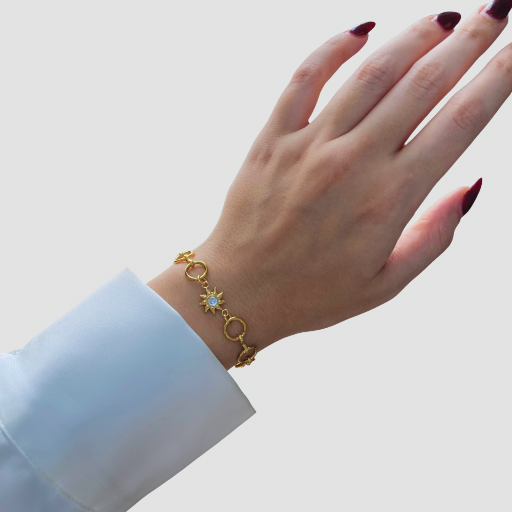 Golden Orbit Bracelet