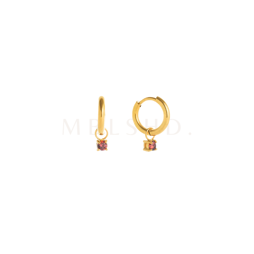 Colored Charms Dangle Earrings