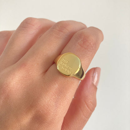 The World Is Yours Ring