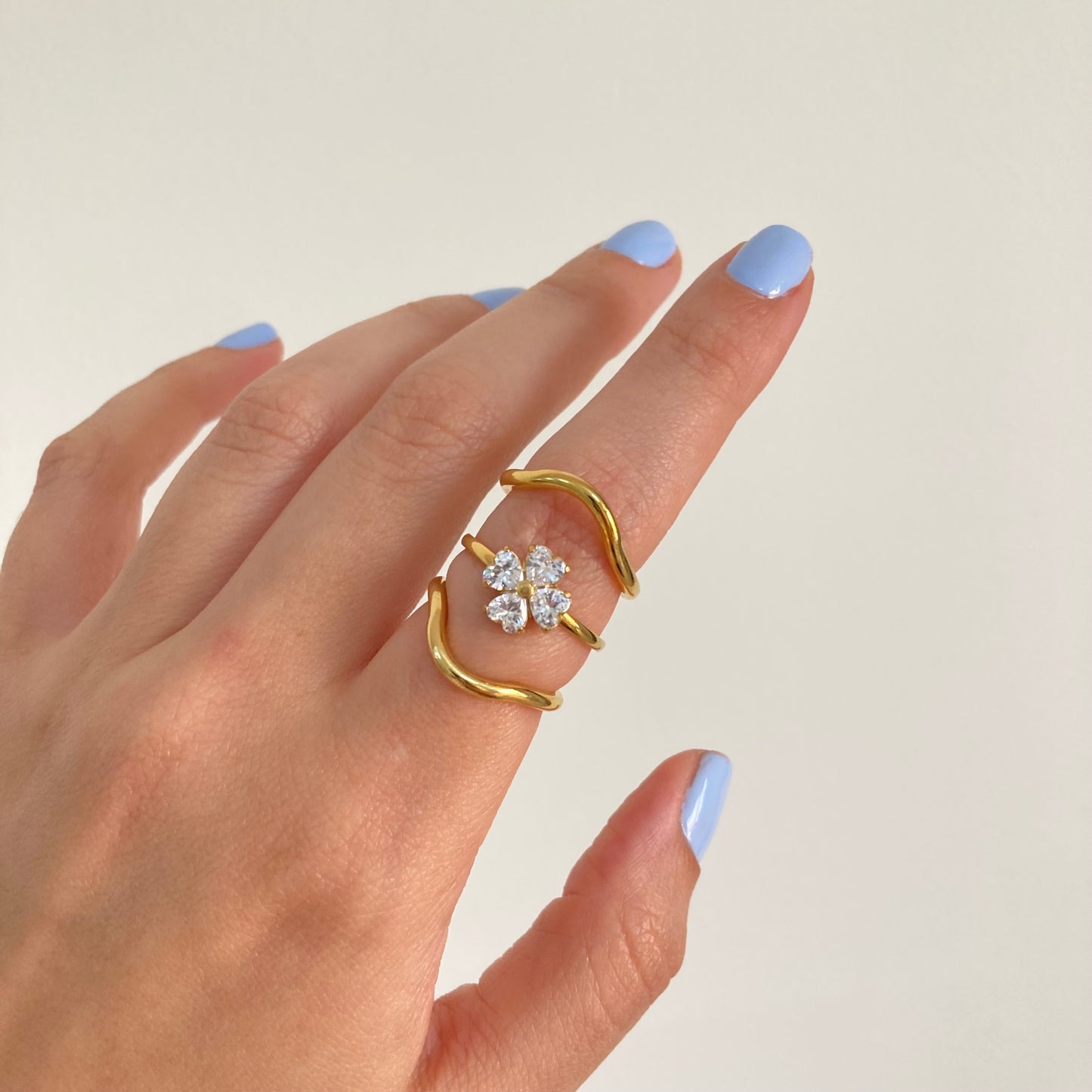 Flower 3 Pcs Ring