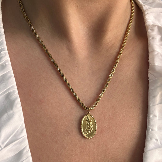 Wheat Pendant Necklace