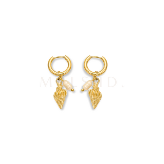 Pearl & Seashell Earrings