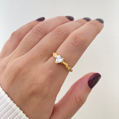 Heart Thick Band Ring