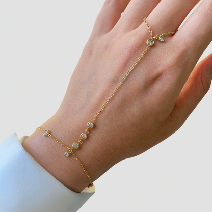 Zircon Tassel Handchain