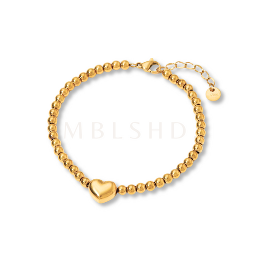 Heart Bead Bracelet