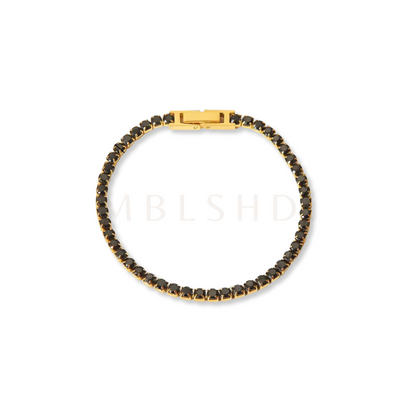 Black Tennis Bracelet