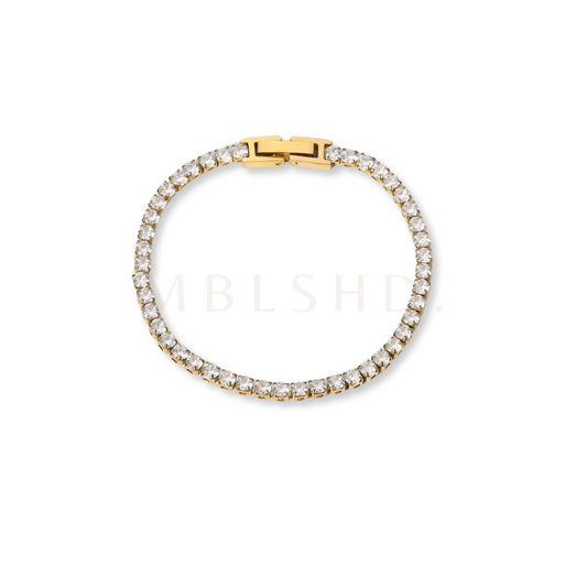 Gold Tennis Bracelet