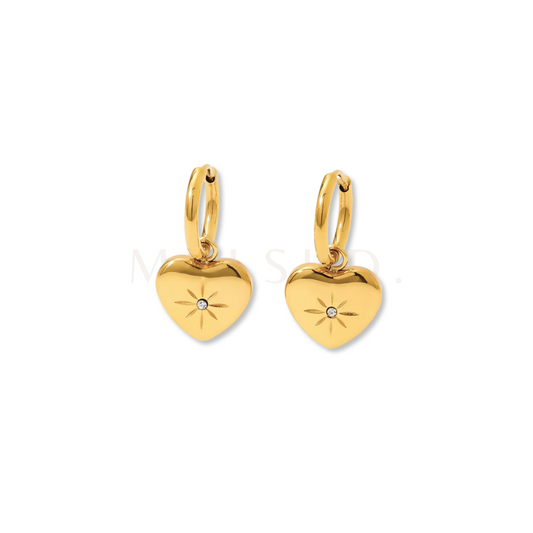 Removable Heart Earrings