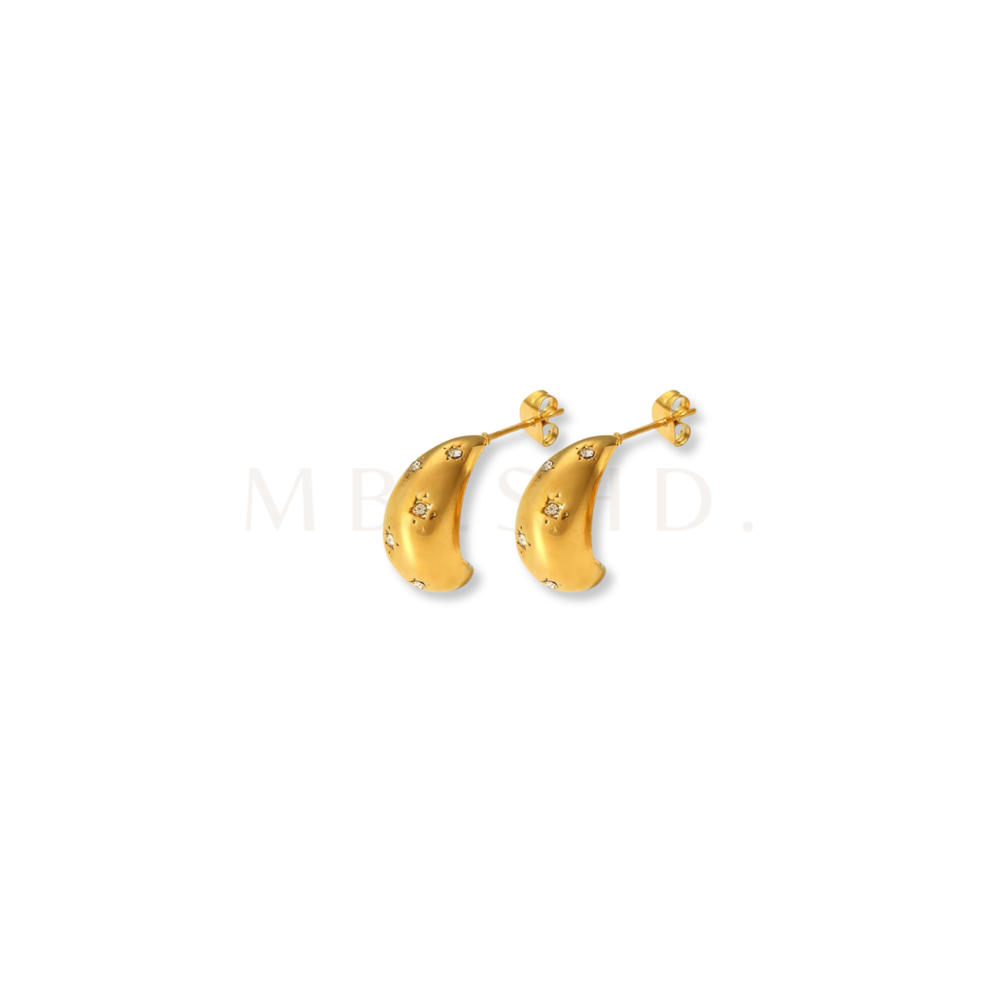 Stars Teardrop Earrings