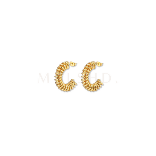 Spiral Hoop Earrings