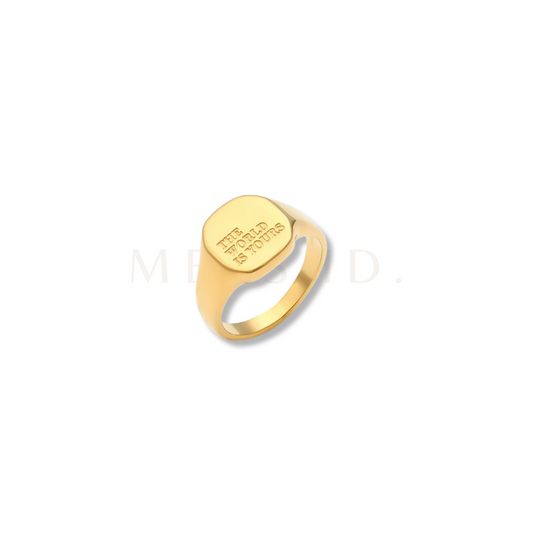 The World Is Yours Ring
