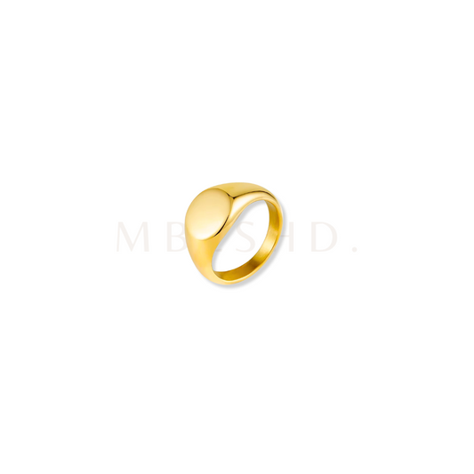 Round Signet Ring