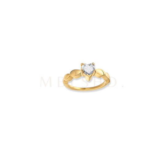 Heart Thick Band Ring