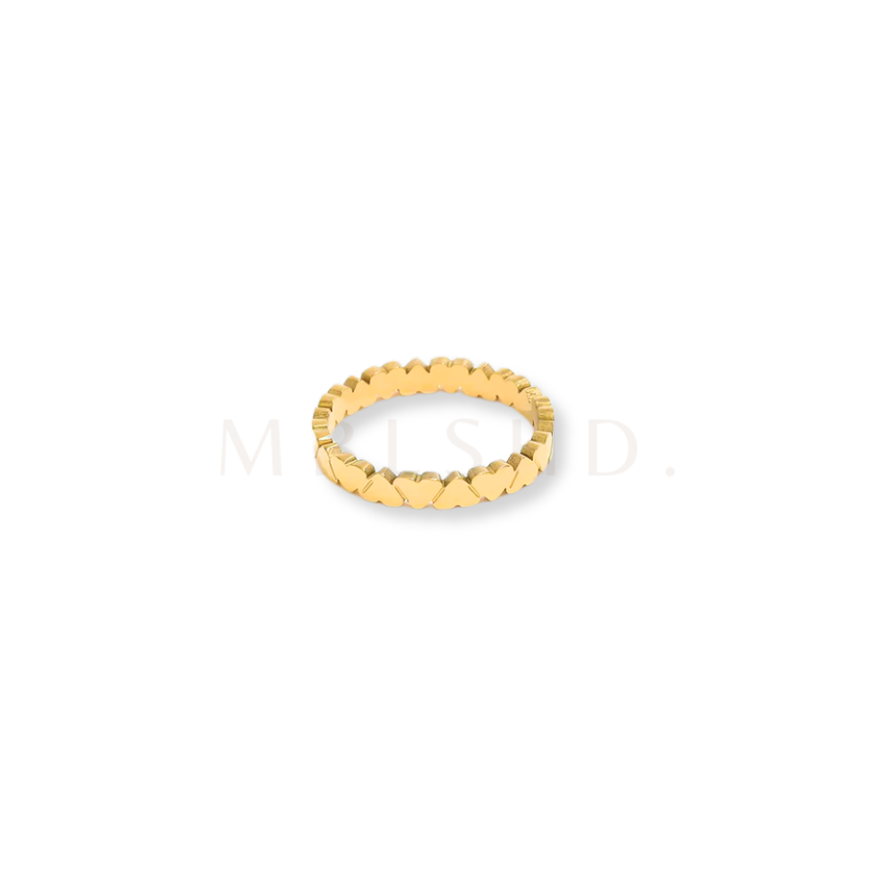 Heart Band Ring