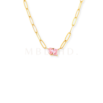 Pink Stones Necklace