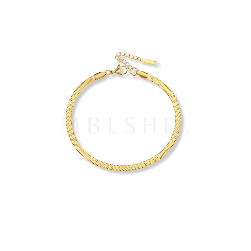 Herringbone Anklet