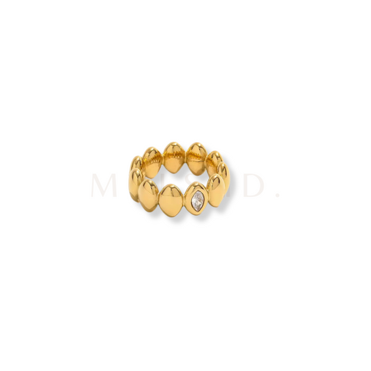 Crown Solitaire Ring