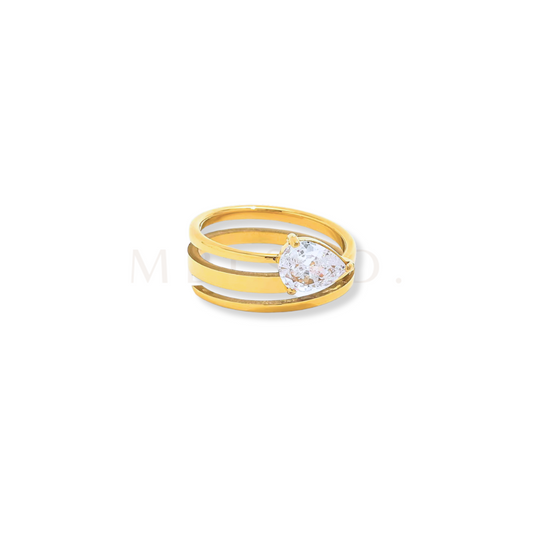 Snake Triple Layer Ring