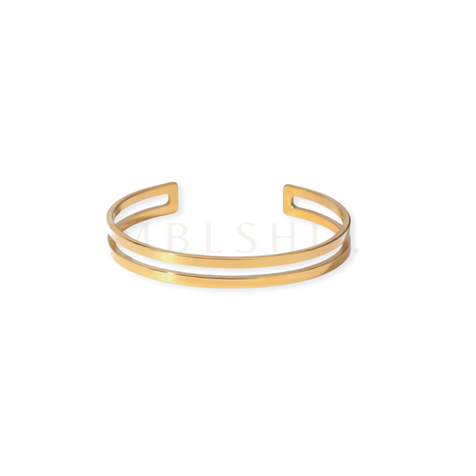 Layered Open Bangle
