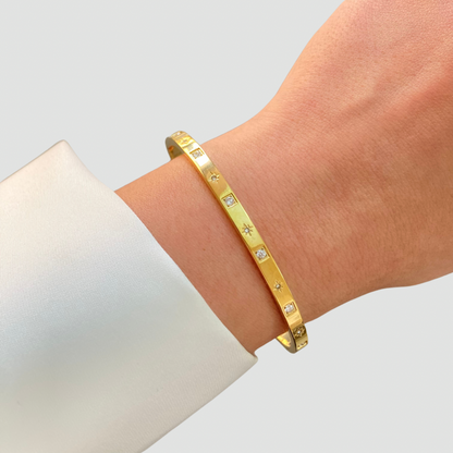 Zircon & Stars Bangle