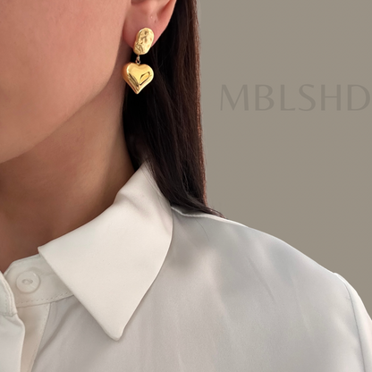 Statement Heart Earrings