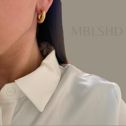 Small Twisted Earrings