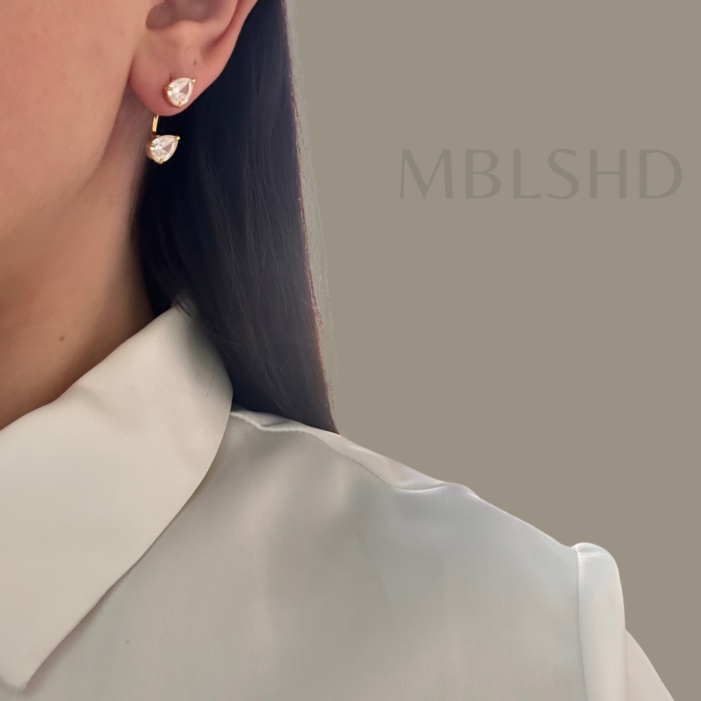 Double Stones Earrings