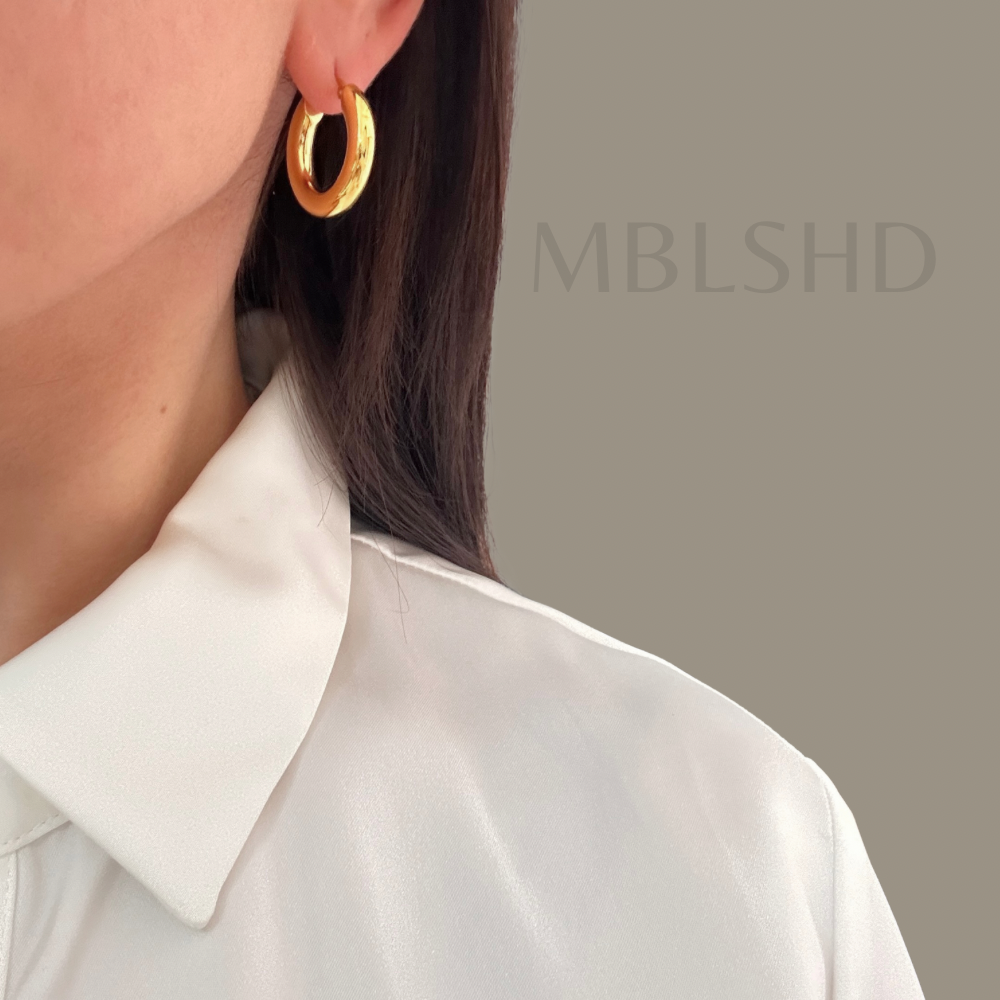 Chunky Hoop Earrings