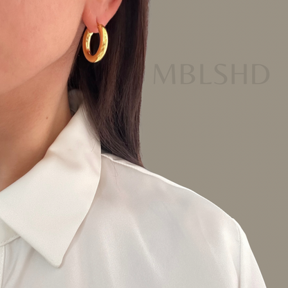 Chunky Hoop Earrings