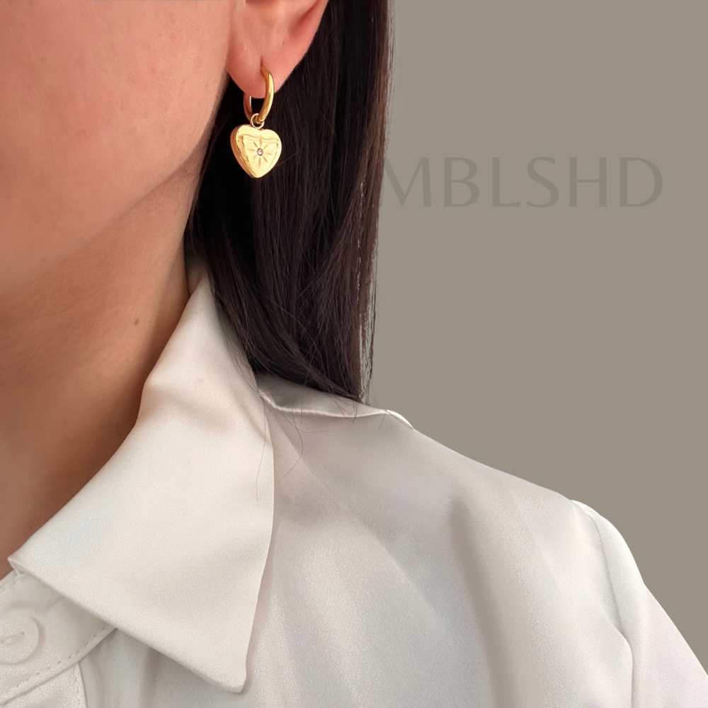Removable Heart Earrings