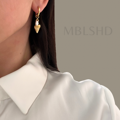 Pearl & Seashell Earrings