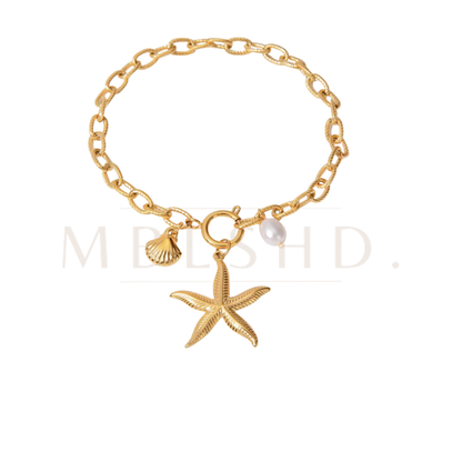 Starfish Charms Bracelet