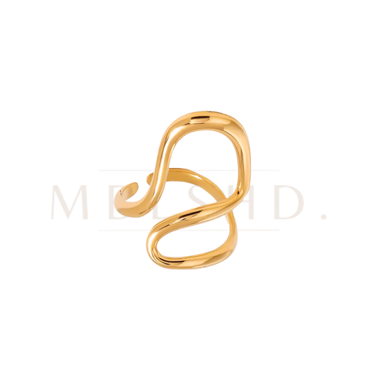 Irregular Hollow Shaped Ring