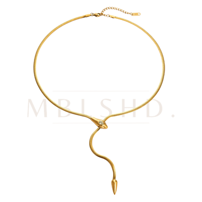 Snake Y Shape Necklace