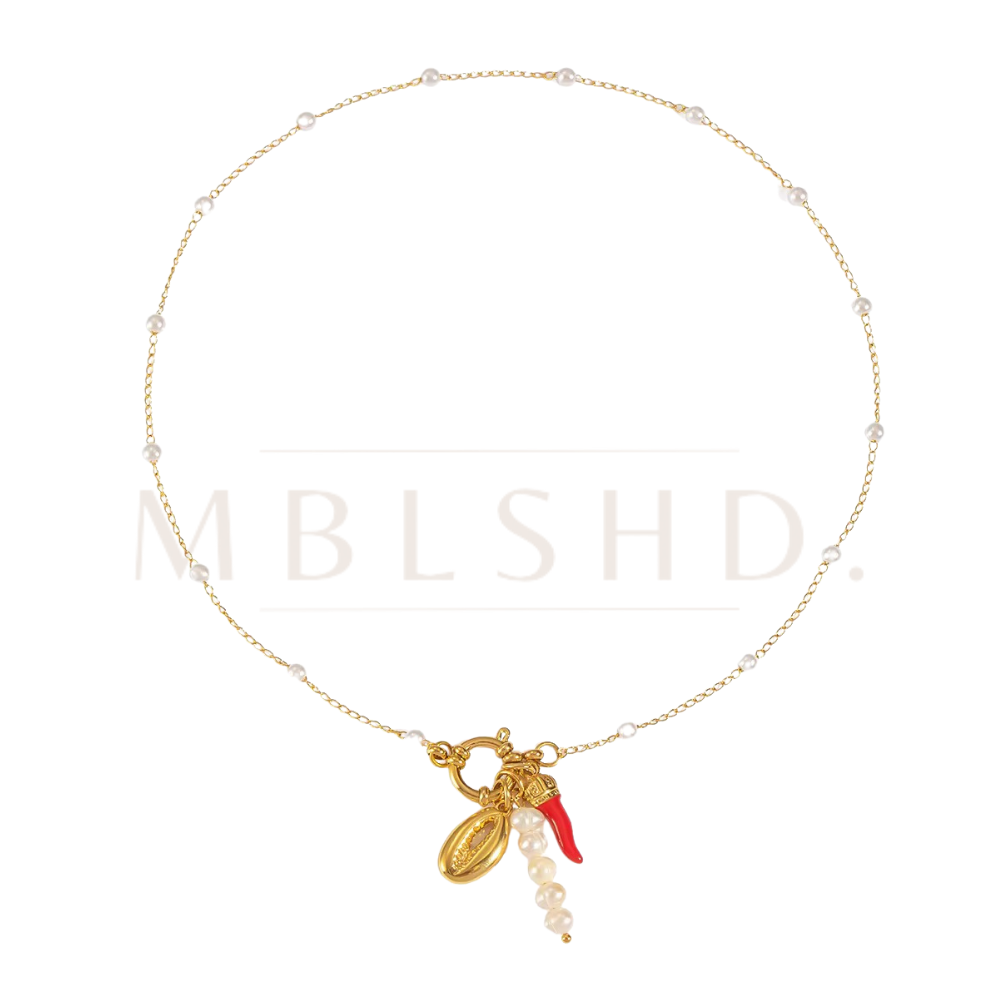 Pearl Charms Necklace