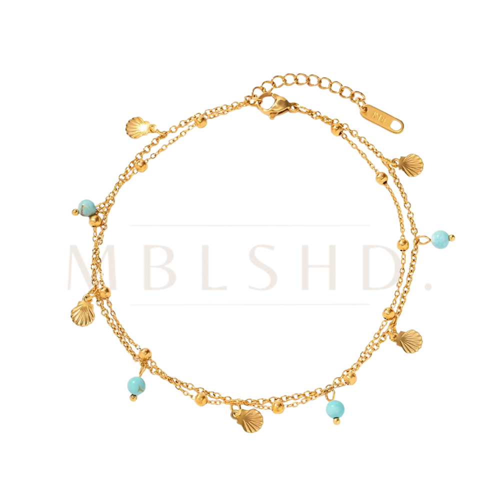 Double Layer Shell Anklet