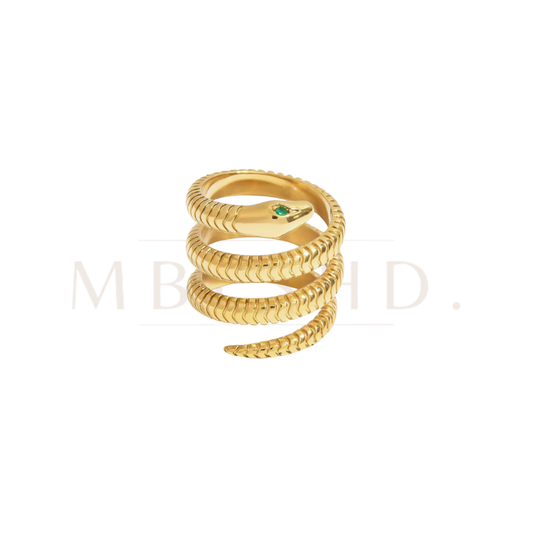 Spiral Snake Ring