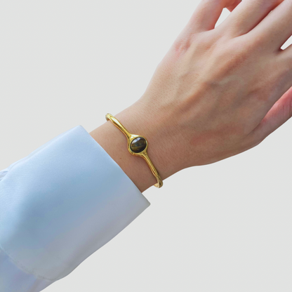 Eye Of The Tiger Cuff Bangle