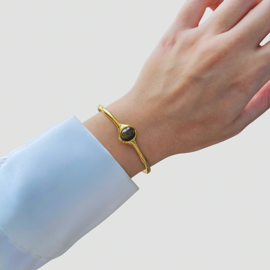 Eye Of The Tiger Cuff Bangle