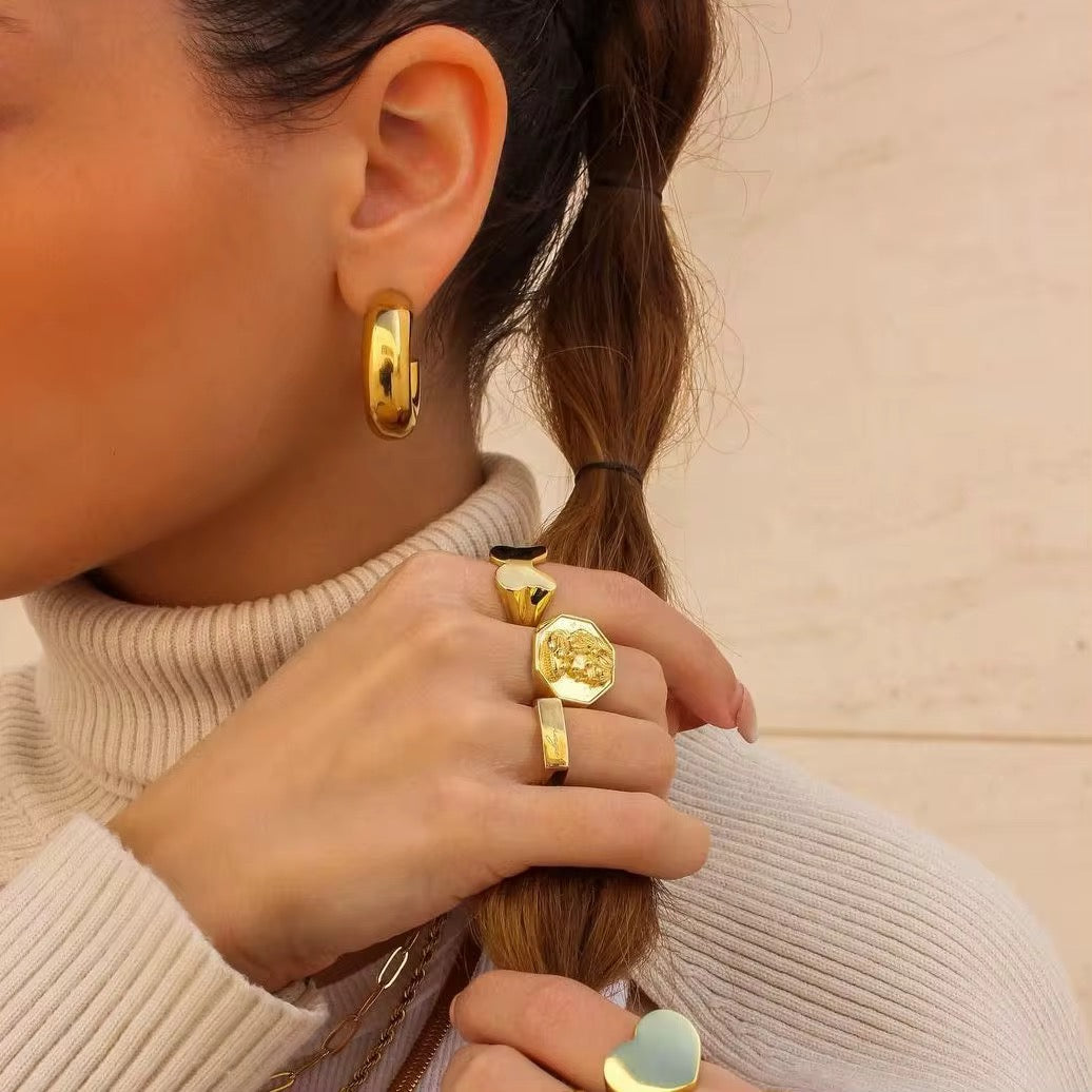 Bubbly Hoop Earrings