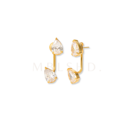 Double Stones Earrings